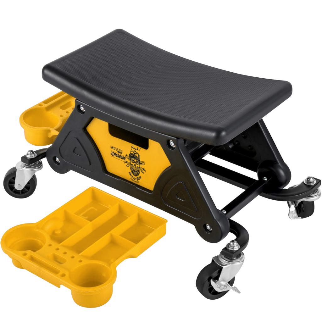 Arbejdsskammel max 130 kg. H:332xB:422xL:642 mm