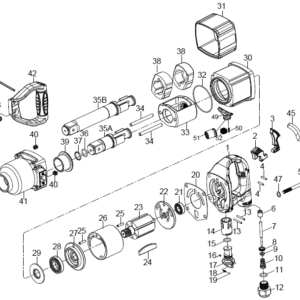 Sidehåndtag f/AOK 1" Luftnøgle #42