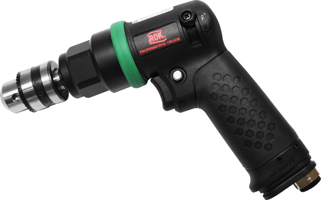 AOK Luftboremaskine 3.500rpm reversibel 10mm