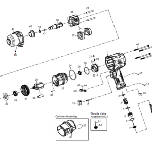 Rep. Kit for 518 4262 Luftnøgle #TK