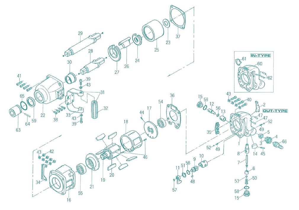 Kugleleje f/UW-381L Dia. 52x25mm #24-01165