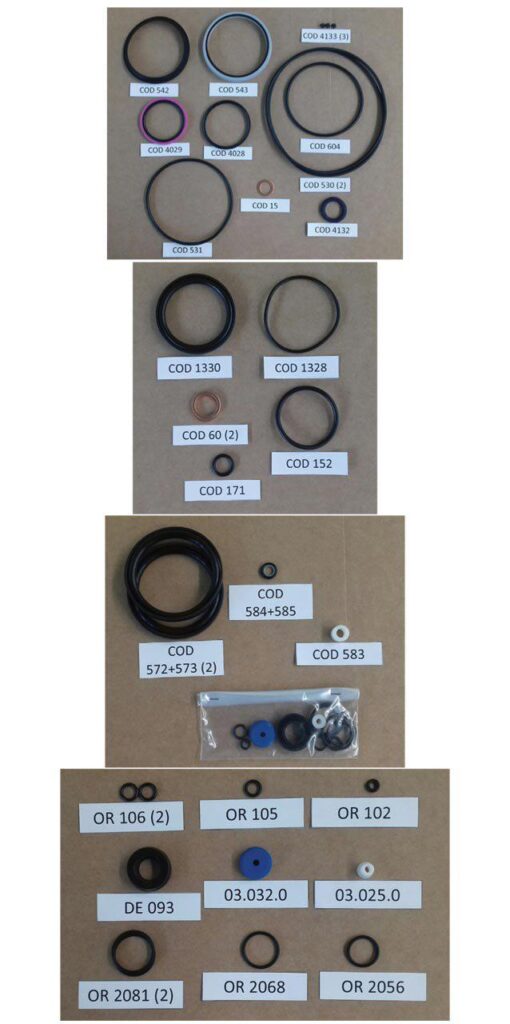 Pakningssæt kompl. Pasquin P-182