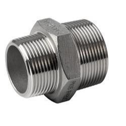 Brystnippel 3/8" - 1/4" udv. gevind NPT 700 bar