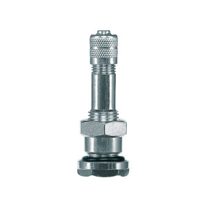 Fælgventil Nikkel 41 x Ø9,7mm lige