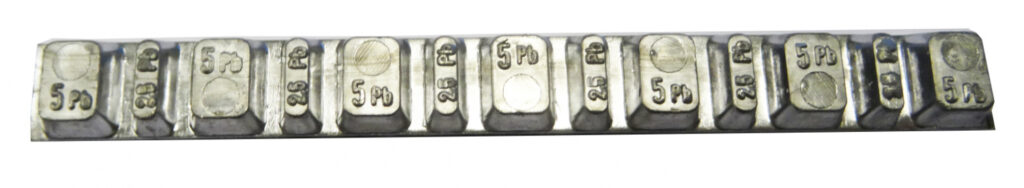 Klæbevægt MC 7x5/6x2,5g Type 715