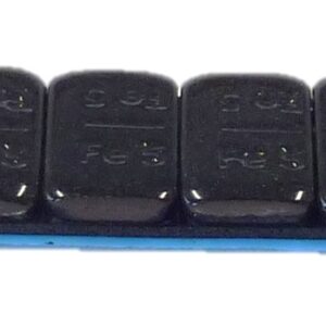 Klæbevægt 12 x 5 g sort