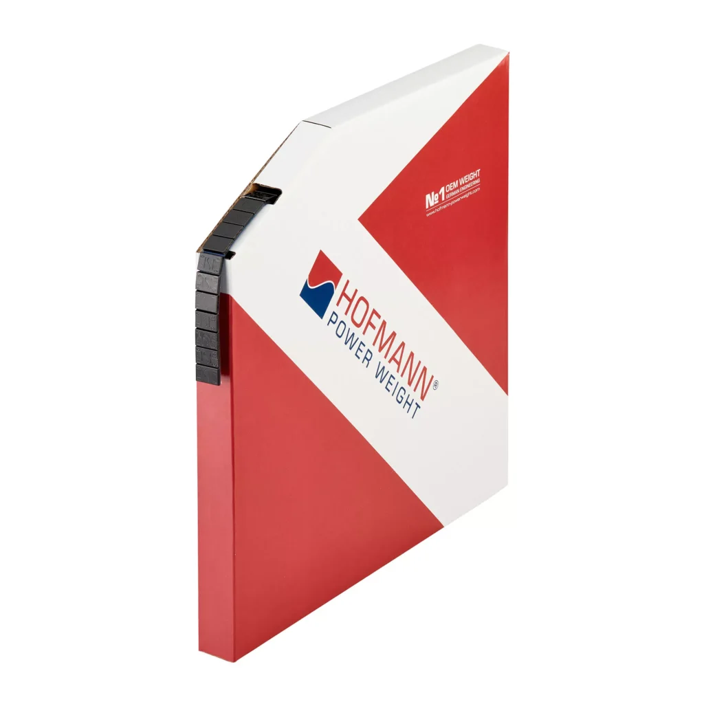 Klæbevægt Premium Sort Rulle 5 kg