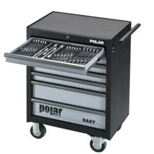 Værktøjsvogn 163 dele/5 skuffer