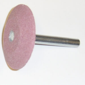 Discus sten Pink Ø36 6 mm skaft t/Stålcord