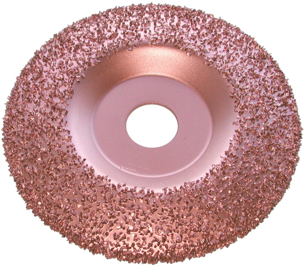 Raspeskive Ø 125 mm Korn 36 Kobber