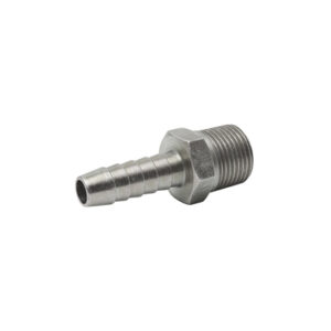 Slangenippel 1/4" ug x 1/4" (6mm) slangestuds