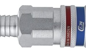 Trykluftskobling 10 mm 3/8" slangestuds