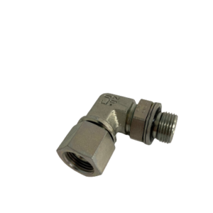 Vinkel 3/8" NPTF til 3/8" NPTM 700 bar