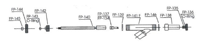 Teflon pakning t/Fyldestuds #FP-146 Calcium pumpe